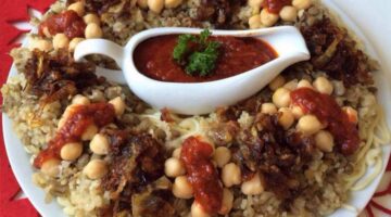 سر عمل الكشري المصري زي المطاعم بالظبط تعالي شوفي بنفسك