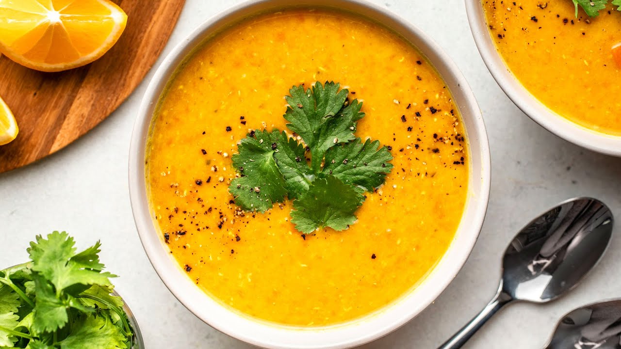 طريقة عمل شوربة العدس 2 طريقة عمل شوربة العدس