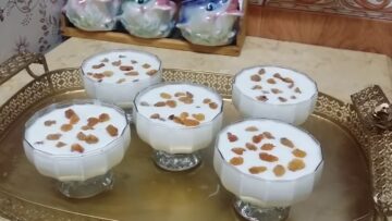 ” قدميه لأولادك في سحور رمضان” طريقة تحضير الأرز باللبن بالكريم شانتيه مثل المحلات