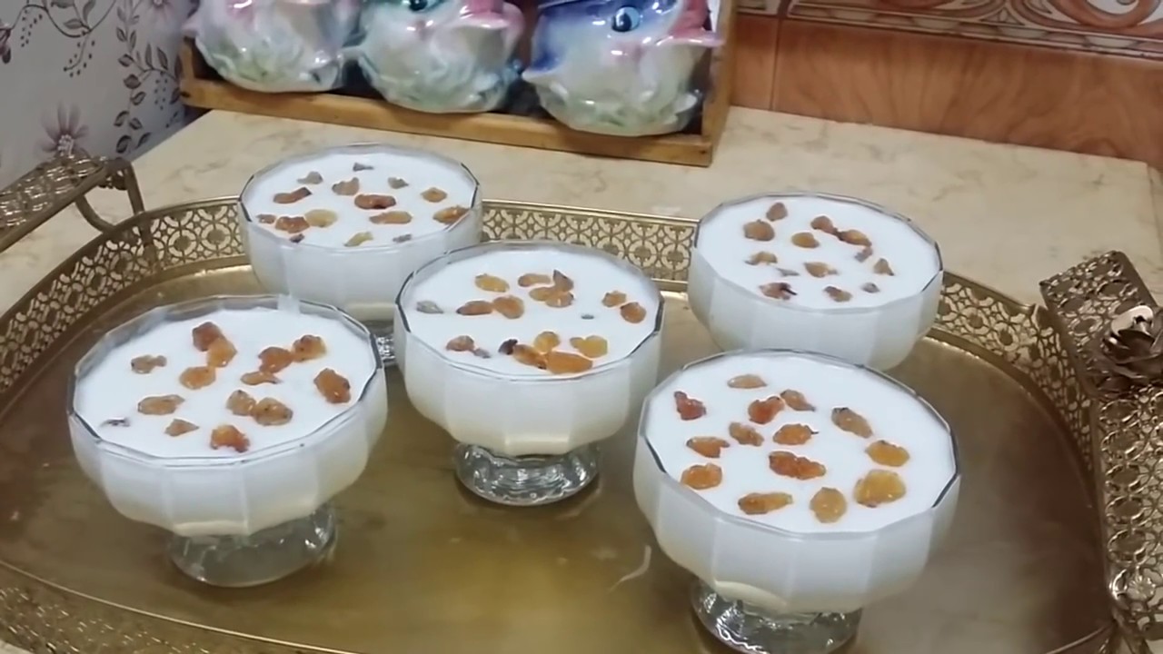 ” قدميه لأولادك في سحور رمضان” طريقة تحضير الأرز باللبن بالكريم شانتيه مثل المحلات