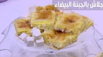 طريقة تحضير الجلاش بالجبنة البيضاء