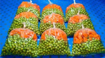 طريقة تخزين البسلة بالجزر