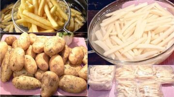 طريقة تخزين البطاطس في الفريزر
