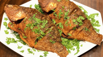طريقة عمل السمك المقلي
