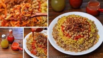 طريقة عمل الكشري المصري بكل أسراره زي بتاع المطاعم بأطعم دقة