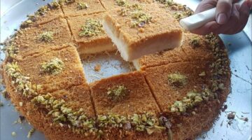 طريقة عمل الكنافة بالقشطة