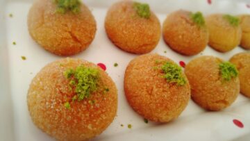 طريقة عمل حلوى السميد التركية بمكونات سهلة واقتصادية