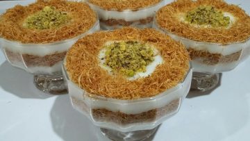 أحلى تحلية في رمضان…طريقة عمل كاسات الكنافة بالموز سهلة ولذيذة وطعم لايقاوم