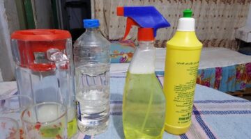 طريقة عمل منظف للزجاج