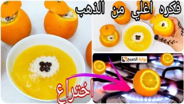 بشوية خطوات طريقة عمل مهلبية البرتقال لجرعة فيتامين سي منعشة ولذيذة