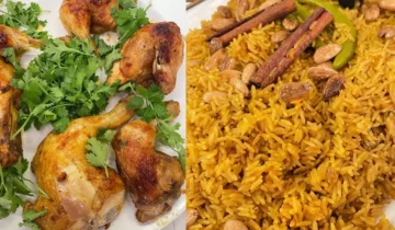 كبسة دجاج طريقة العمل والقيمة الغذائية