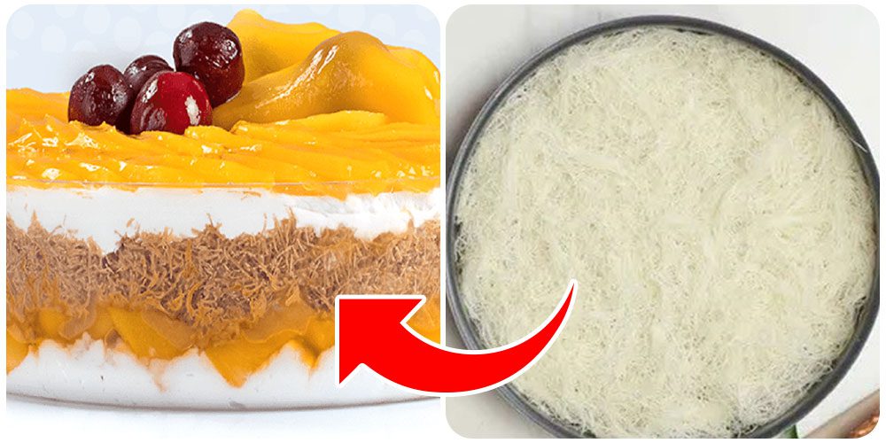 زي الجاهزة بالضبط.. طريقة عمل الكنافة بالمانجو خطوة بخطوة 5 زي الجاهزة بالضبط.. طريقة عمل الكنافة بالمانجو خطوة بخطوة