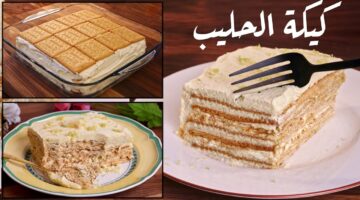 كيكة الحليب الباردة 2