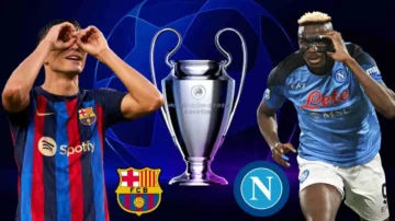 مباراة برشلونة و نابولي دوري ابطال اوروبا والقنوات الناقلة للعبة برشلونة