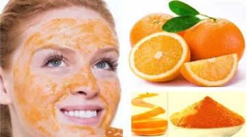 ماسك قشر البرتقال للوجه