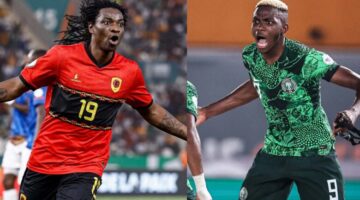 مباراة نيجيريا وأنغولا في ربع نهائي كأس الأمم