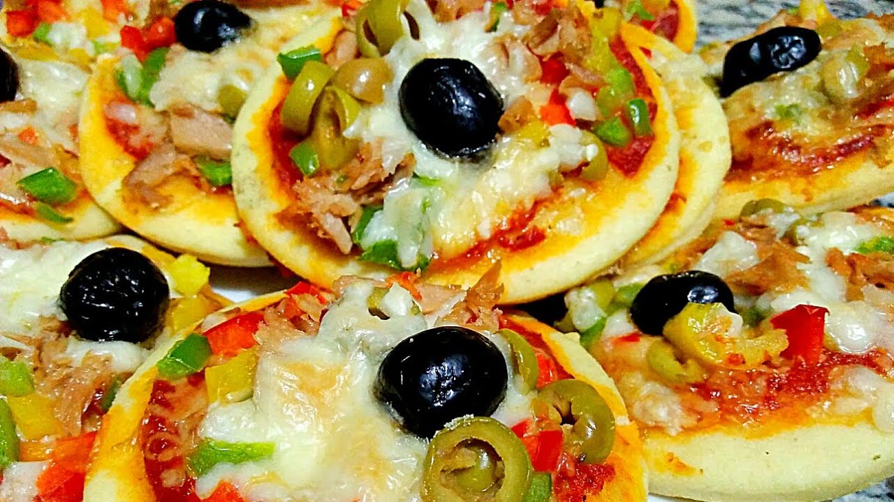 أطرى وأخف ميني بيتزا هتجربوها بأسهل وأسرع الطرق