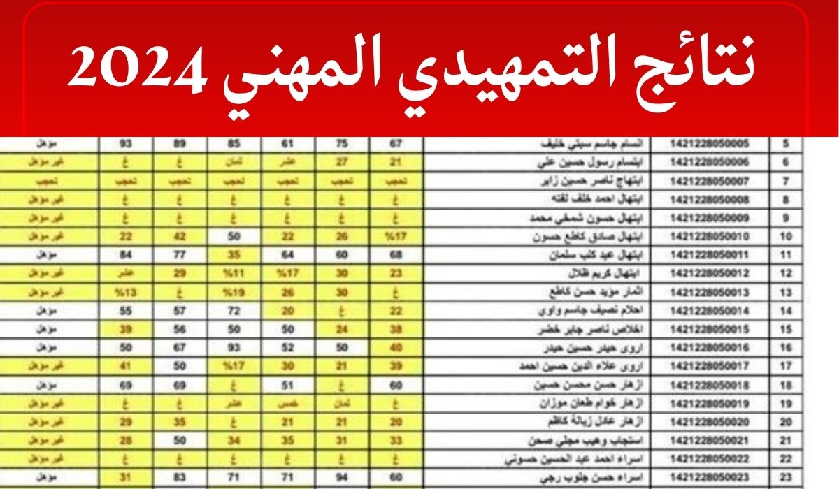 استخراج نتائج السادس المهني التمهيدي 2024 عبر موقع نتائجنا في جميع محافظات العراق 2 استخراج نتائج السادس المهني التمهيدي 2024 عبر موقع نتائجنا في جميع محافظات العراق