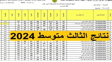 نتائج الثالث المتوسط 2023 موقع نتائجنا 1