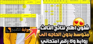 الاستعلام عن نتائج الثالث المتوسط الدور الأول 2024 عبر موقعكم نتائجنا ووزارة التربية العراقية