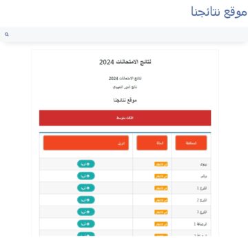 رسمياً .. رابط فحص نتائج الثالث متوسط التمهيدي 2024 في عموم العراق عبر موقع نتائجنا