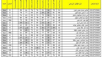 نتائج السادس الابتدائي التمهيدي 2024 بالاسم