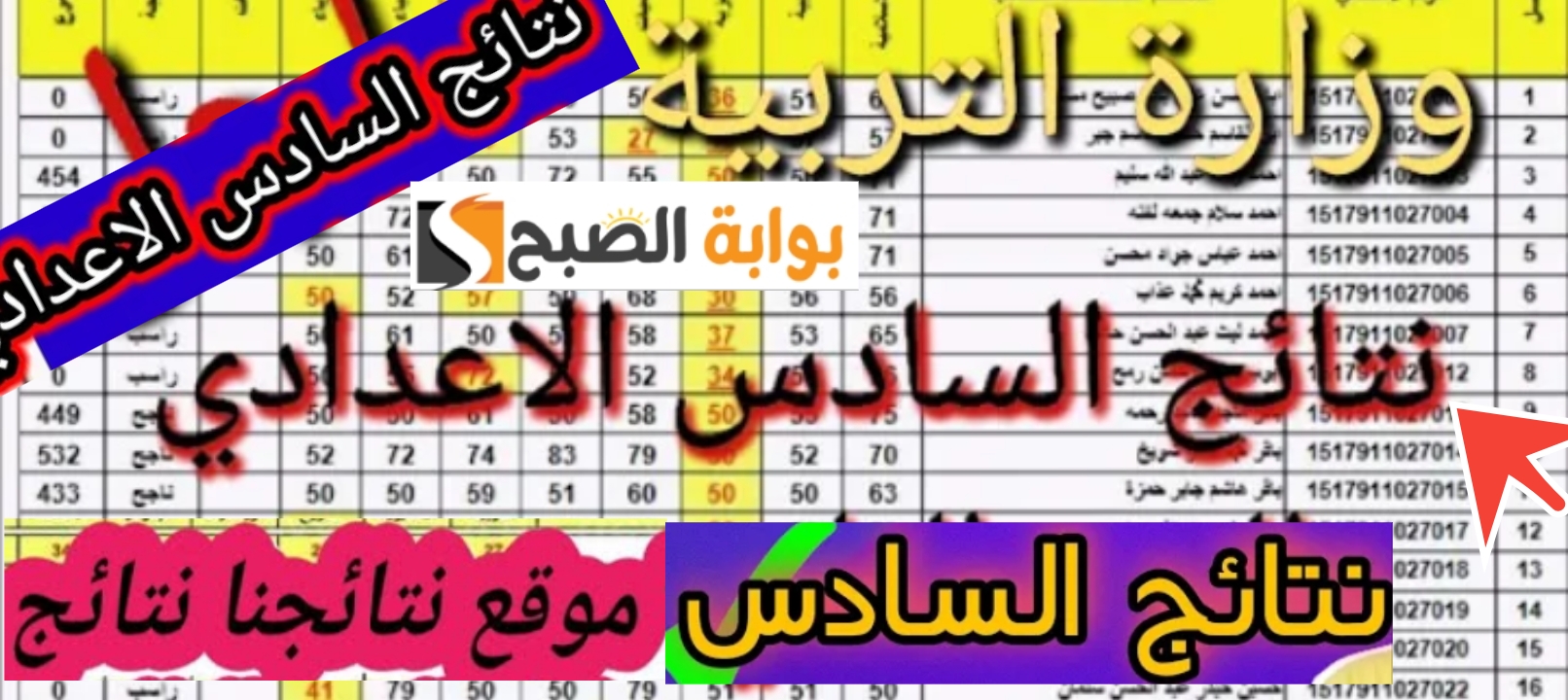 عاجل| ظهرت… رابط نتائج السادس الإعدادي 2024 العراق الاستعلام عبر وزارة التربية وموقع نتائجنا