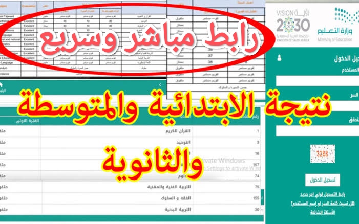 ظهرت الآن.. كيف اطلع نتيجتي من موقع نور Noor.moe.gov.sa نتائج الفصل الدراسي الثاني 1445 جميع الصفوف