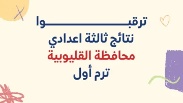جاري الاعتماد.. لينك نتيجة الإعدادية بالقليوبية 2024 qaliobia.gov.eg نتائج الثالث الاعدادي القليوبية برقم الجلوس