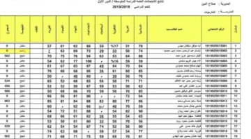 نتيجة الثالث متوسط 2024 العراق
