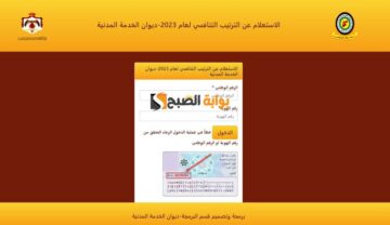 رابط الاستعلام عن الترتيب التنافسي لعام 2024 “enq-sys.csb.gov.jo” عبر هيئة الخدمة والإدارة العامة