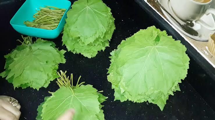 فكرة عبقرية لتخزين ورق العنب في الفريزر من السنة للسنة من غير ما يتغير لونه أو طعمه