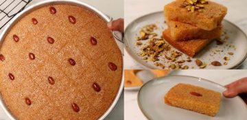 اتعلمي ازاي تعملي أحلى بسبوسة مرملة أحلى من بتاعة الحلواني باللون والطعم الأصلي