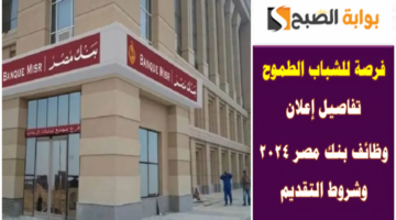 وظائف بنك مصر 2024
