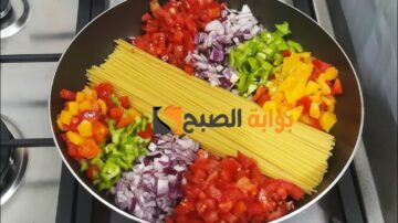 بدون لحمة وفراخ وصفة مكرونة العشر دقايق بالصلصة الحمراء وجبة كاملة واقتصادية