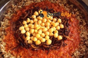 خطوة بخطوة طريقة عمل الكشرى المصري بالدقة والعيش المقرمش 