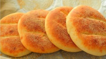 خبز الصمون حضريه بدون اختمار ولا دلك بطريقة سهلة وسريعة من المطبخ المغربي