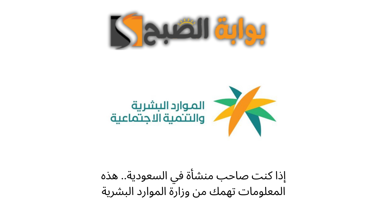 إذا كنت صاحب منشأة في السعودية.. هذه المعلومات تهمك من وزارة الموارد البشرية