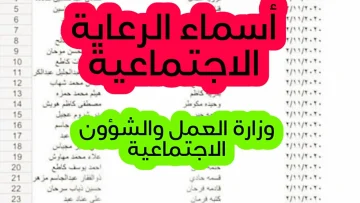 الآن.. رابط الاستعلام عن المشمولين بالرعاية الاجتماعية في العراق 2024 الوجبة الأخيرة