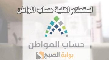 استعلام اهلية حساب المواطن