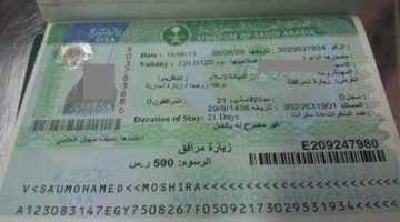 تأشيرة الزيارة العائلية 2