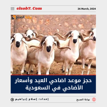 طريقة حجز موعد اضاحي العيد 2024 وأسعار الأضاحي في السعودية 1445