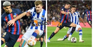 برشلونة ضد ريال سوسيداد..موعد اللقاء وموقف الفريقين بجدول ترتيب الدوري الإسباني 