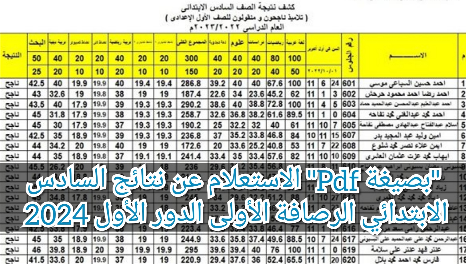"بصيغة Pdf" الاستعلام عن نتائج السادس الابتدائي الرصافة الأولى الدور الأول 2024 2 “بصيغة Pdf” الاستعلام عن نتائج السادس الابتدائي الرصافة الأولى الدور الأول 2024