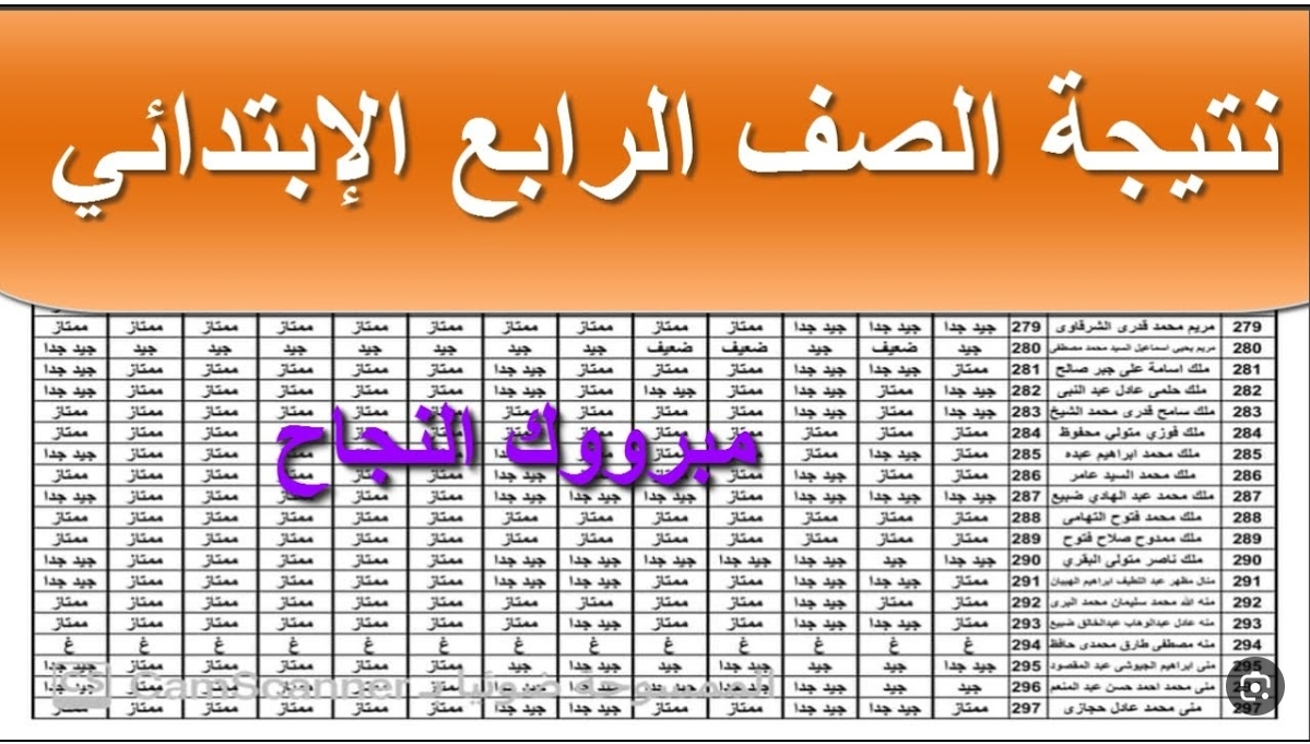"4 ابتدائي برقم جلوس الطالب" الاستعلام عن نتيجة الصف الرابع الابتدائي الترم الثاني 2024 عبر رابط بوابة التعليم الأساسي 5 “4 ابتدائي برقم جلوس الطالب” الاستعلام عن نتيجة الصف الرابع الابتدائي الترم الثاني 2024 عبر رابط بوابة التعليم الأساسي