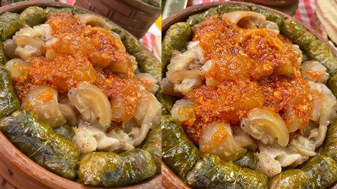 طاجن ورق العنب بالكوارع وجبة المطاعم الشهيرة حضريها بالمنزل بأحلى طعم 5 طاجن ورق العنب بالكوارع وجبة المطاعم الشهيرة حضريها بالمنزل بأحلى طعم