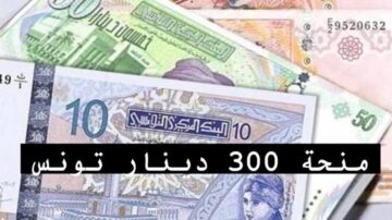 شروط الحصول على منحة 300 دينار تونس 2024
