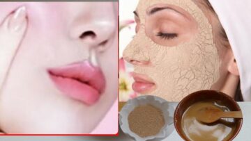ماسك تفتيح البشرة بالخميرة والمكونات الطبيعية لحمايتها من التصبغات والتجاعيد والحبوب