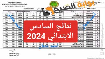 استكشف “صدرت فوراً”.. نتائج السادس الابتدائي العراق 2024 وخطوات الاستعلام من نتائجنا