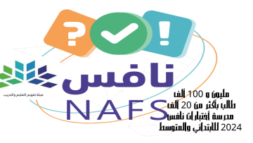 مليون و 100 ألف طالب بأكثر من 20 ألف مدرسة أختبارات نافس 2024 للابتدائي والمتوسط
